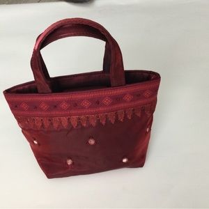 Kenneth Cole small beaded satin purse